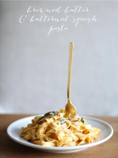 Browned Butter Butternut Squash Pasta