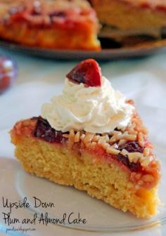 Jo and Sue: Upside Down Plum And Almond Cake