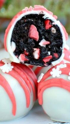 Peppermint Crunch Oreo Truffles Recipe