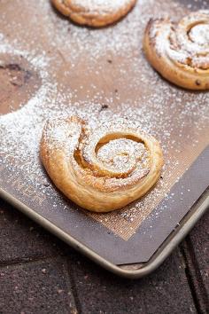 Spiced Pumpkin and Cream Cheese Puff Pastry Spirals