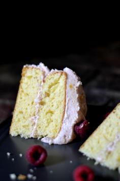 Buttermilk Cake with Raspberry Buttercream