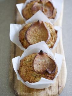 Pear, walnut and ginger wholemeal muffins by Liz Posmyk, Good Things