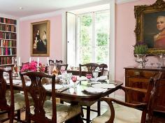Pink Dining Room