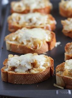 French Onion Toasts Recipe