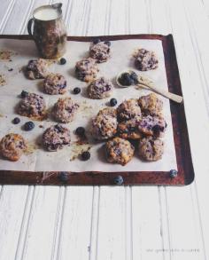 blueberry coconut macaroons
