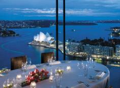 Altitude at Shangri-La in Sydney, Australia 35 Most Amazing Restaurants With A View. #25 Is INSANE.