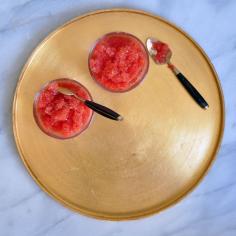 Watermelon Granita with Black Pepper