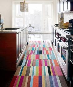 Colorblocked Patchwork Rug