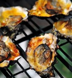Grilled Oysters with Spicy Tarragon Butter Recipe