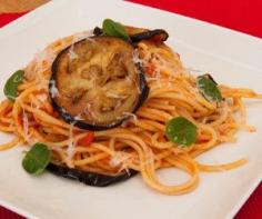 Spaghetti with Aubergines Recipe
