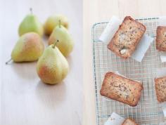 PEARS & PAIRS | LITTLE DARK CHOCOLATE AND PEAR CAKES