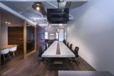 Antique Mink Grey floors and Antique Ale Brown wall cladding and Concreate Natural Grey custom table by Royal Oak Floors were used in the conversion of a Collingwood warehouse, construction by PRM Constructions, interiors by Lee Harper Design.