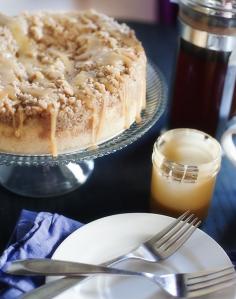 caramel apple coffee cake