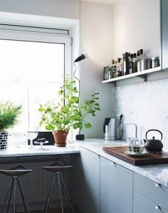 Inspiration Gallery: A Single Shelf in the Kitchen