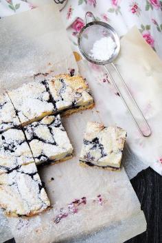 Ricotta and Blueberry Squares