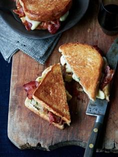 Bacon, egg and cheese sandwich