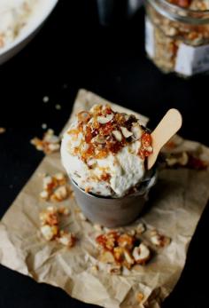 Hazelnut Praline Ice Cream | The Sugar Hit!