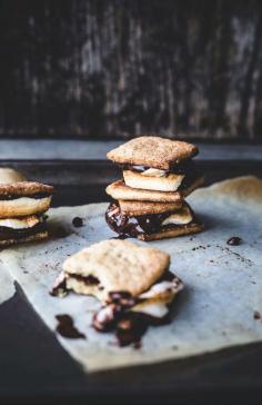 caramelised pie crust s’mores