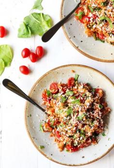 
                        
                            Asiago White Beans with Farro, Kale, and Tomatoes
                        
                    