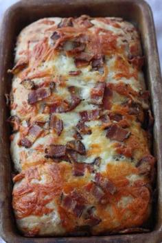 
                        
                            Loaded Bacon Cheddar Bread - The best bacon cheddar bread you will ever bake :) ,,
                        
                    