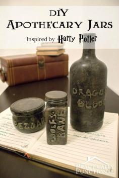 
                        
                            These DIY apothecary jars are a great way to recycle empty containers, and perfect quick and easy decor for Halloween! All you need is a jar, hot glue, and paint!
                        
                    