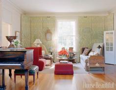The best of Red and Green Rooms:Color Inspiration up to date interiors