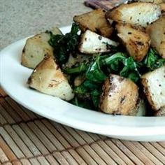 
                        
                            Roasted Potatoes with Greens Allrecipes.com
                        
                    