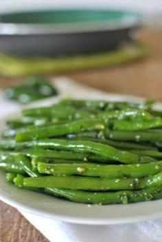 Spicy Tarragon Green Beans