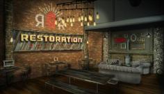 Restoration Roasters interior design