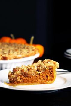 Perfect Pumpkin Spiced Pie with Streusel Topping – Dairy Free
