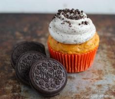 Pumpkin Oreo Cupcakes