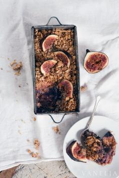 fig pear crumble