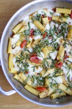 
                        
                            One-Pan Caprese Pasta
                        
                    