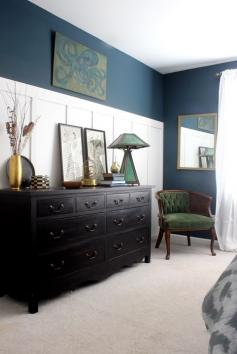 
                        
                            Tour this master bedroom with lots of vintage finds and a handpainted octopus
                        
                    