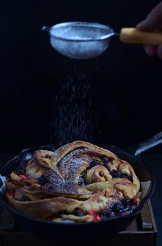 Blueberry Cinnamon Swirl Bread