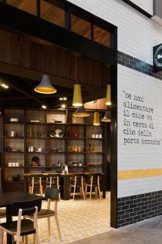 Rozzi's Italian Canteen in Melbourne by Mim Design | Yellowtrace.