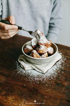 Strawberry fritters