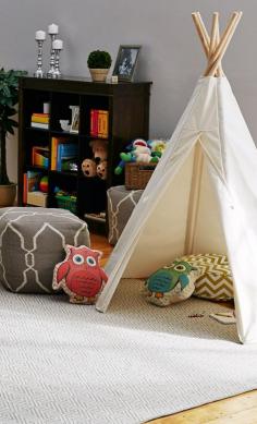 Indoor kids teepee