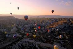 
                        
                            Goreme, Nevşehir, Turkey - Going on a balloon ride over Cappadocia...
                        
                    