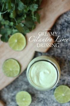 Creamy Cilantro Lime Dressing, Dairy-free