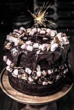 
                        
                            rocky road filled chocolate cake
                        
                    