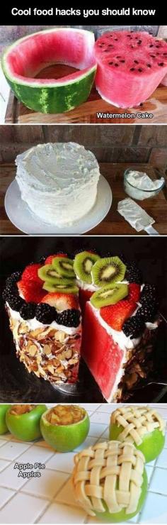 
                        
                            Food hacks everyone should know.  Now if that frosting could be made of yogurt, you would have a very healthy snack.
                        
                    