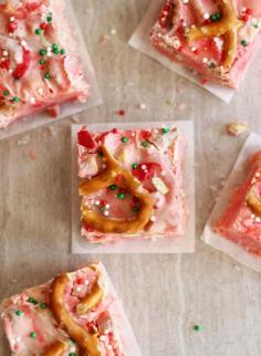 
                    
                        White Chocolate Peppermint Pretzel Fudge
                    
                