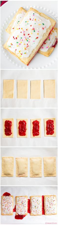 
                    
                        Homemade Pop Tarts - seriously once you try these you'll never looked at the boxed kind the same again. Melt in your mouth delicious!!
                    
                