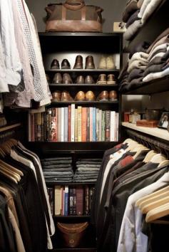 A gentleman's closet
