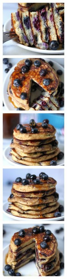 
                    
                        The Blueberry Pancakes Of Your Dreams - Sweet, Fluffy, and Loaded with BLUEBERRIES! These are  truly perfect!
                    
                