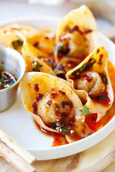 
                    
                        Sichuan Red Oil Wontons
                    
                