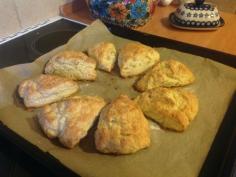 Candied Ginger Scones - Polish Housewife  Crisp outside, light and tender inside