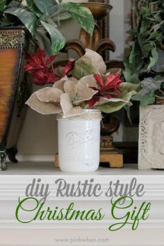 
                        
                            DIY Rustic Christmas Gift Idea #MakeItFunCrafts via PinkWhen.com
                        
                    