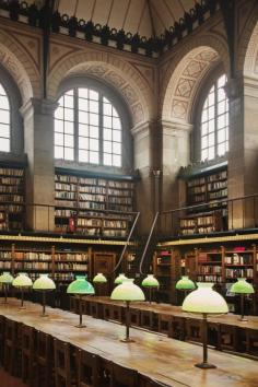 Jorge Lius Borges Reading room of the Bibliothèque Sainte-Geneviève, Paris